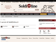 Tablet Screenshot of community.soldionline.it